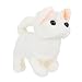 VILLCASE Jouets Électroniques de Chien Interactifs Peluche de Promenade Neige Renard Chien Aboiement Jouet Chien avec Une Queue Étiquette Animal Farcie pour Enfant sans Batterie