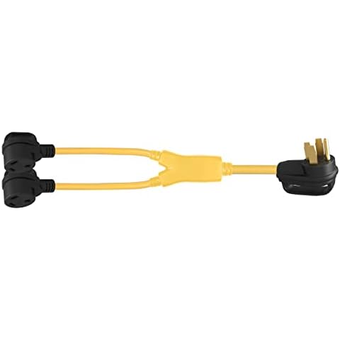 Weekender by ParkPower 503030YA 50A Male To (2) 30A Female RV Y Adapter Cover
