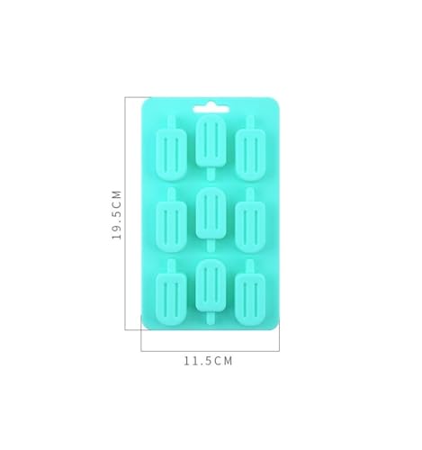 Molde de silicona para palitos de hielo reutilizable miniatura 2