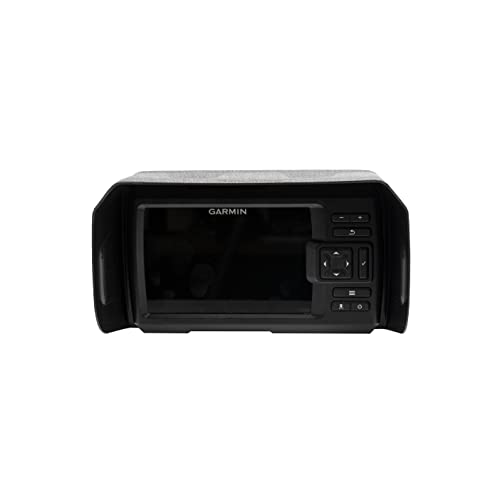 Image of BerleyPro Garmin Fish Finder Visor - Sun Cover & Glare Reduction - Fits Echomap UHD /UHD2 /Ultra, GPSMAP, Striker, Echomap Chirp & More - CNC Machined ASA Plastic