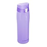 ★ DISEÑO Y FUNCIONALIDAD DE ALTA CALIDAD - Diseñamos la botella "Super Sparrow" para que sea elegante y fácil de usar. El cuerpo ergonómico de la botella le permite usar la botella con una mano. Se puede abrir con solo presionar un botón y el orificio en la tapa permite un flujo de agua rápido y beber sin esfuerzo, y además tiene una traba para evitar fugas y derrames al 100% que la hace segura para mochilas, en las manos de los niños y en el escritorio de la oficina.