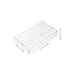 HOMSFOU 3 Pack Transparent Cassette Tape Storage Box Cassette Tape Holder for Collectors