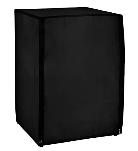 Image of Amazon Brand - Umi. Front Load Washing Machine Cover Suitable for Bosch 6.5 Kg, 7 Kg, 7.5 Kg, 8 Kg, 8.5 Kg, 9 Kg (63cmsX63cmsX81cms, BLACK)