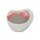 Homedics Heated Shiatsu Massage Pillow for Neck, Back and Shoulder Pain. Portable, Cordless Deep Tissue Massager. Create Your Own Massage Chair, for Bed, Floor, or Couch