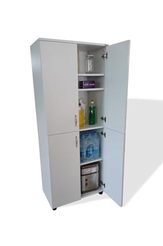 Beyaz Kiler Dolabı 70x42x175
