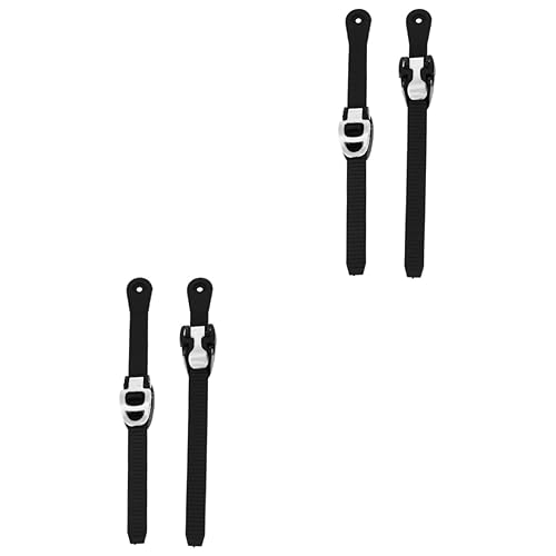 Yardwe 2 Juegos Correas para Patines Patinar Patines para Niñas Patines Ajustables Zapatos Led Correa para Patines Caballitos Rodillo para Ojos Patines Black Páginas 2 Piezas * 2