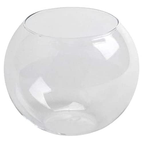 Aquacadabra 13L Glass Goldfish Bowl Fish Vase Stylish Fish Tank 30cm Diameter