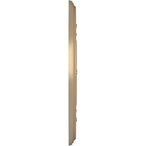 Image of Ekena Millwork 10 inchOD x 3 1 /2 inchID x 3 /4 inchP Baltimore Thermoformed PVC Ceiling Medallion (Fits Canopies up to 4 1 /4 inch), Universal Metallic Champagne Mist