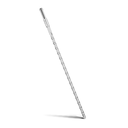 MOXPIFY - Broca para hormigón, conexión SDS Plus, 8 x 210 mm, con 4 cortes en metal duro y doble hélice, para hormigón, piedra, piedra natural