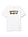 Levi's Kids LVB Short Slv Graphic Te Shirt 9ED581 T, Bianca, 14 Anni Bambini e Ragazzi
