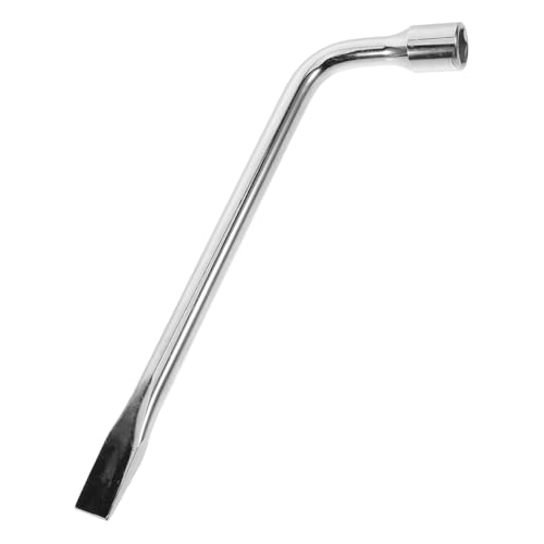 Alipis Wheel Lug Wrench Set Extendable L-type Tire Wrench for Car Van Truck 17mm Socket Repair Tool