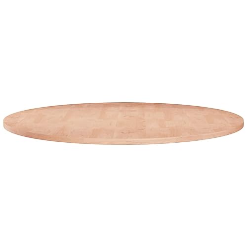 NQJIBUE Home Garden, mesa redonda de roble de 70 x 1,5 cm