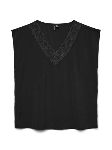 Haut en dentelle VERO MODA débardeur col en V col chic ligne Vmsafa