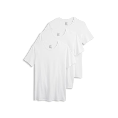 Jockey Men's Undershirt Smooth Fit Cotton Stretch Crew Neck Undershirt - 3 Pack
