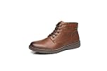 TOP STAKA Men's Boots, Leather Lace Up Winter Shoes for Work, Travel, Business, Casual Shoes