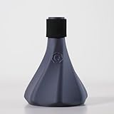 トランペット ミュート 練習用 消音 「QooMute」 プラクティスミュート 吹奏感 音色 軽量 自宅 練習 器具 BRASS DESIGN (カラー: Midnight(グレー))