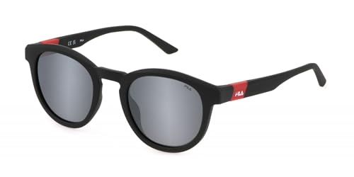 FILA SFI521 Lunettes de soleil Hommes Gris mat finie la fatigue oculaire face au soleil