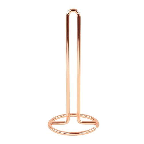 Spectrum Diversified Euro Paper Towel Holder Countertop, Copper - Sturdy Paper Towel Dispenser for Kitchen & Dining Table - Countertop Paper Towel Stand for Easy Dispensing & Organization