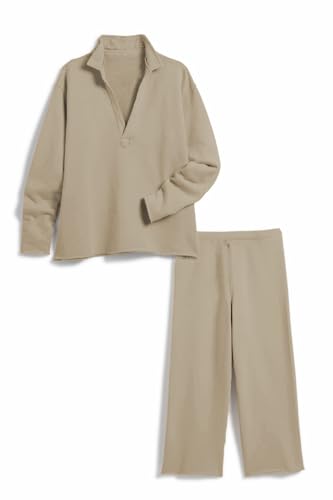 Womens Slouchy Sets Two 2 Piece Lounge Wear 2025 Trendy Fashion Cute Clothes Trendy Cozy Travel Outfit4