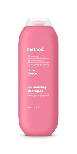 Method Volumizing Shampoo, Pure Peace with Rose, Peony, and Pink Sea Salt Sce...