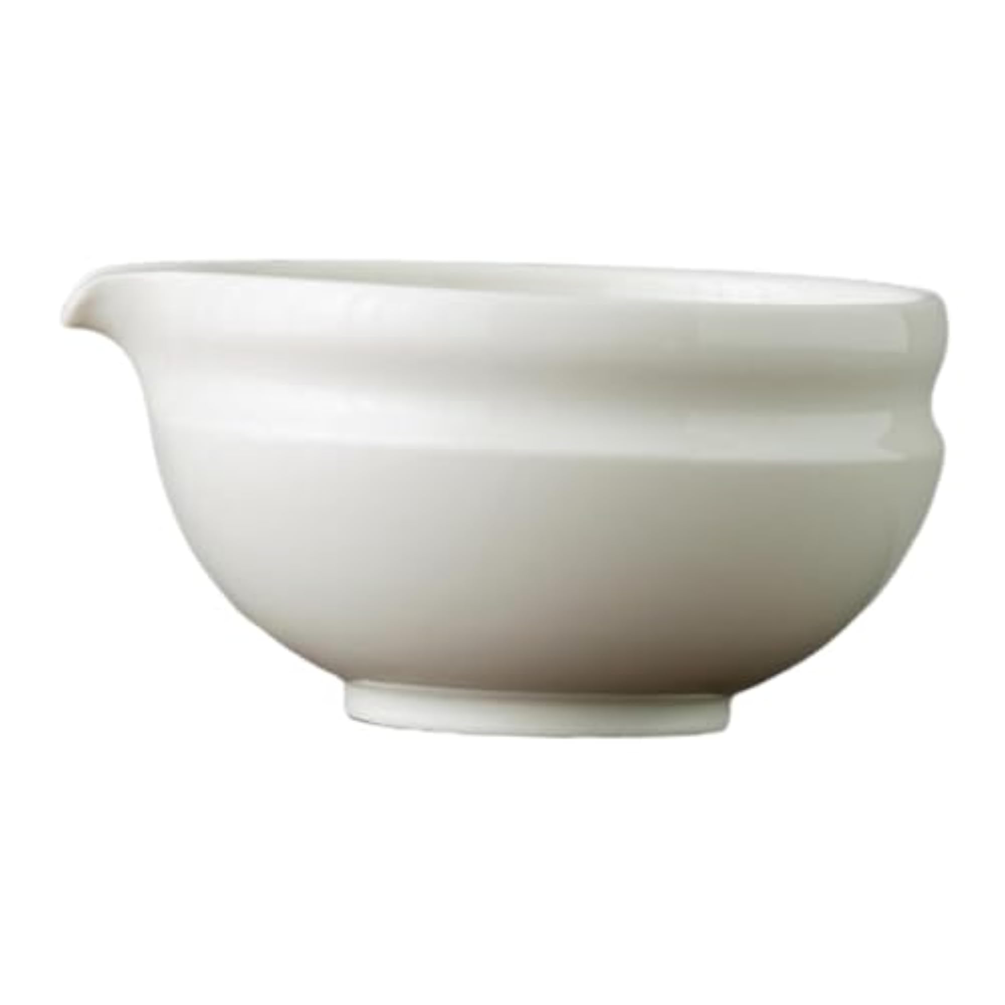 Ceramic Matcha Bowl Tea Making Accessory Traditional Household Green Tea Cup Moon White