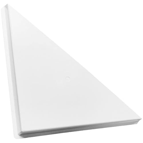 Corner Air Diverter (Triangle) for 2'x2' Ceiling Air Diffuser-Package of 3
