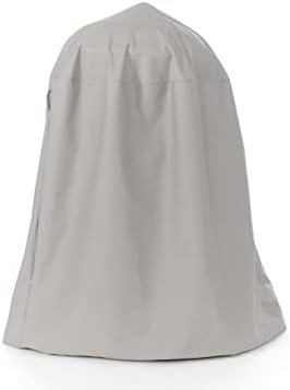 Covermates Fountain Cover - Heavy-Duty Polyester, Weather Resistant, Drawcord Hem, Outdoor Living Covers-Ripstop Grey