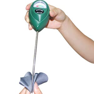 Moock Soil Moisture Meter, Portable Plant Soil Test Kit Indoor Outdoor Use, Hygrometer Moisture Sensor Water Meter For Potted Plants Succulents Trees Lawn Farm Garden, No Battery Needed, Easy To Read #TOP7