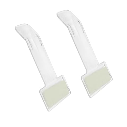YoRise Car Windshield Parking Ticket Holder, Transparent Plastic Parking Permit Holder, Self-Adhesive Car Windshield Invoice Clip, Vehicle Parking Pass Holder Organizer Accessories (2PCS)