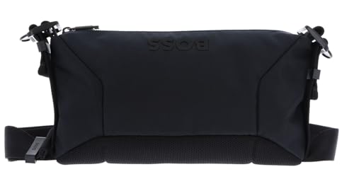 Bolso bandolera BOSS Catch 3.0 premium, confección soft de lujo color azul marino