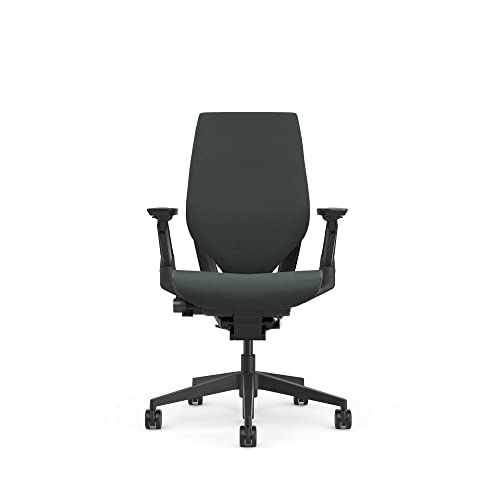 スチールケース オフィスチェア Gesture ジェスチャー グラファイト ブラック/ブラック