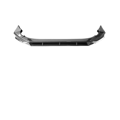 Compatible For Toyota Corolla Cross 2020-2022 GR Style Car Front Bumper Lip Spoiler Body Kit Glossy Black Carbon Fiber Look(Black)