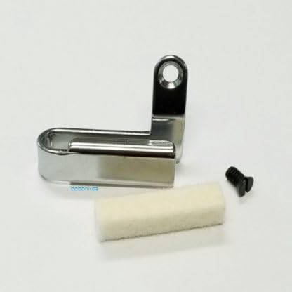Guía de hilo inferior Teamwork con fieltro para máquina de doble aguja miniatura 1