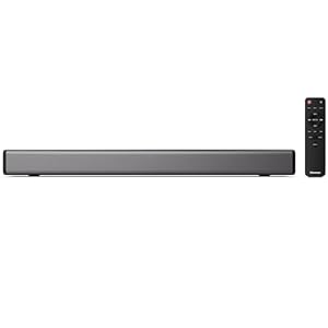 Hisense HS214 2.1ch Sound Bar with Built-in Subwoofer, 108W, All-in-one Compact Design with Wireless Bluetooth, Powered by Dolby Audio, Roku TV Ready, HDMI ARC/Optical/AUX/USB, 3 EQ Modes