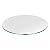 Dulles Glass and Mirror Glass Table Top, Beveled Edge, Tempered Glass, 30" L Round, 1/4" H Thick
