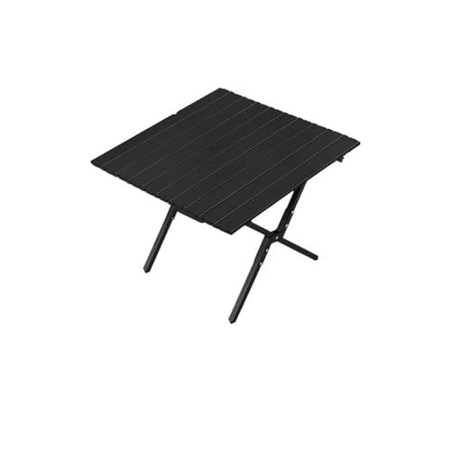 Table pliante de camping légère et compacte 60cm en acier noir - 2