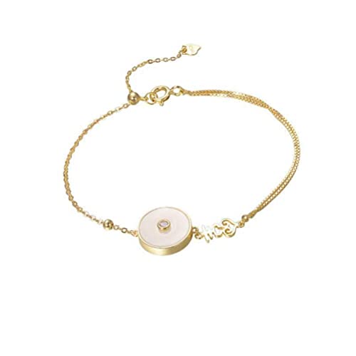 Bracelet en argent S925 et néphrite pour sublimer vos tenues
