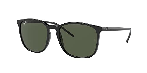 Ray-Ban RB4387 Sunglasses Bundle: RB 4387 601/71 Black Dark Green and Universal Anti-slip Silicone Leash