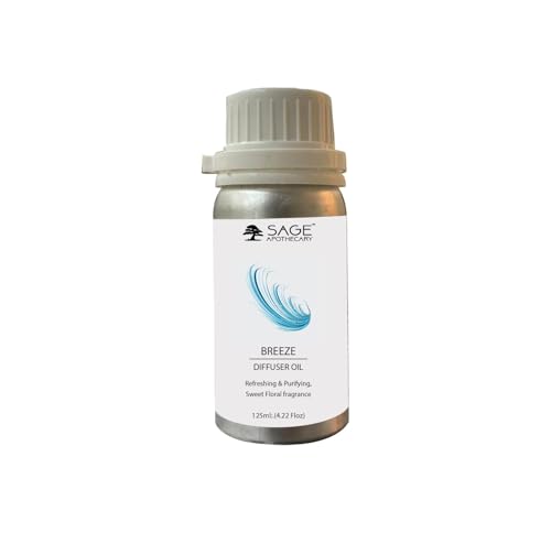 Image of Sage Apothecary Diffuser Oil for Relaxation, Calm Mood, 125 ml (125 ml, Breeze)
