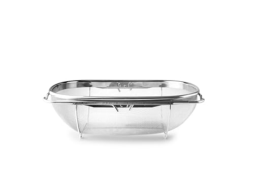 IBILI - Escurridor Extensible de Malla 34-50x24x11 cm - Acero Inoxidable - Regulable
