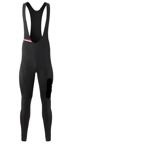 Cuissard à bretelles de cyclisme d'hiver rembourré pour hommes et femmes