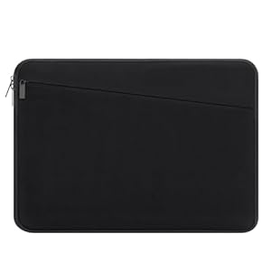 HEDUGO 15-16 inch Laptop Sleeve Portable Laptop Case with Accessory Pocket Compatible with 15-16 Inch MacBook Asus HP Dell ChromeBook Soft Carrying Sleeve Padded Computer Pouch Cover