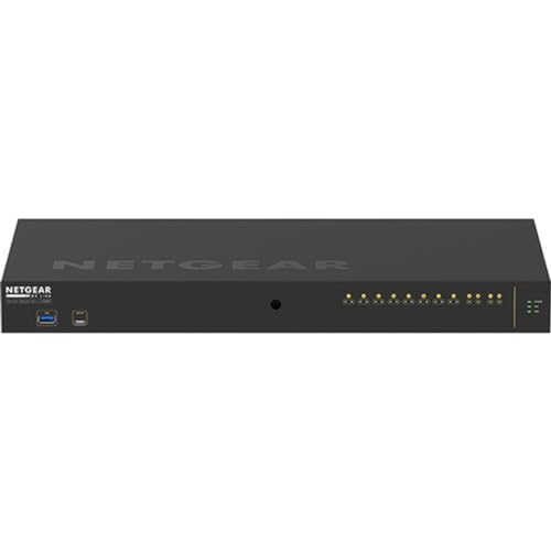 Image of Netgear AV Line M4250-10G2XF-PoE++ Ethernet Switch - 10 Ports - Manageable - 3 Layer Supported - Modular - 26.30 W Power Consumption - 720 W PoE Budget - Optical Fiber, Twisted Pair - PoE Ports - 1U -