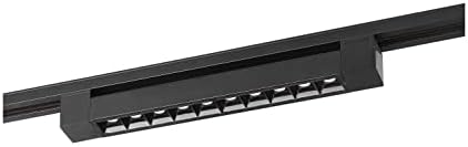 Nuvo Lighting TH501 LED Linear Track Bar, Black, 1 Foot