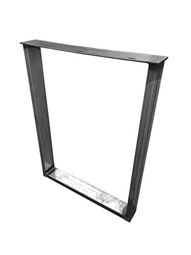 Square Tube Metal Leg (Single Leg Order) (1" x 3" Tubing) Hairpin Legs, Coffee Table Legs, Furniture Legs, Bench Legs, Desk Legs, Industrial Modern, Home, DIY …