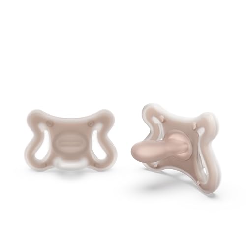 Image of Suavinex Zero Zero Silicone Baby Pacifier w/SX Pro Physiological Pacifier Nipple (0-6M), 2Pk, Medium