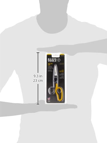 Klein Tools 21010-6-Sen Free-Fall Snip, Scraper, File, Serrated Blades #TOP5