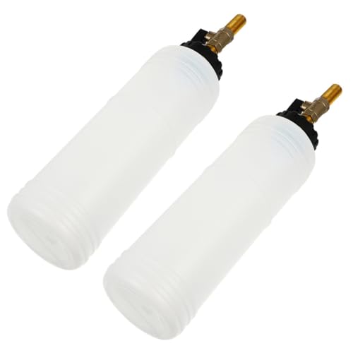 NUOBESTY Flacon de Purge de Freins à Vide 2pcs pour Voiture en Plastique et Fer, Opération Fiable Effort, Outil Automatique de Remplacement de Liquide de Frein