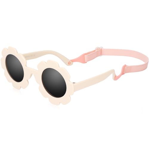 Hifot Baby Sonnenbrille mit Riemen für Mädchen Jungen, Polarisierte...