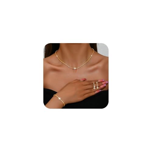 FDEETY Juegos de Joyas para Mujer Collar Pendiente...